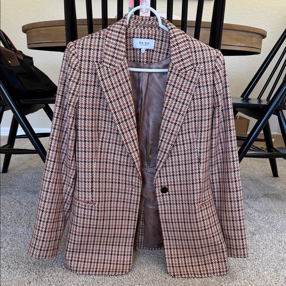 Reiss Herringbone Blazer Size 4
